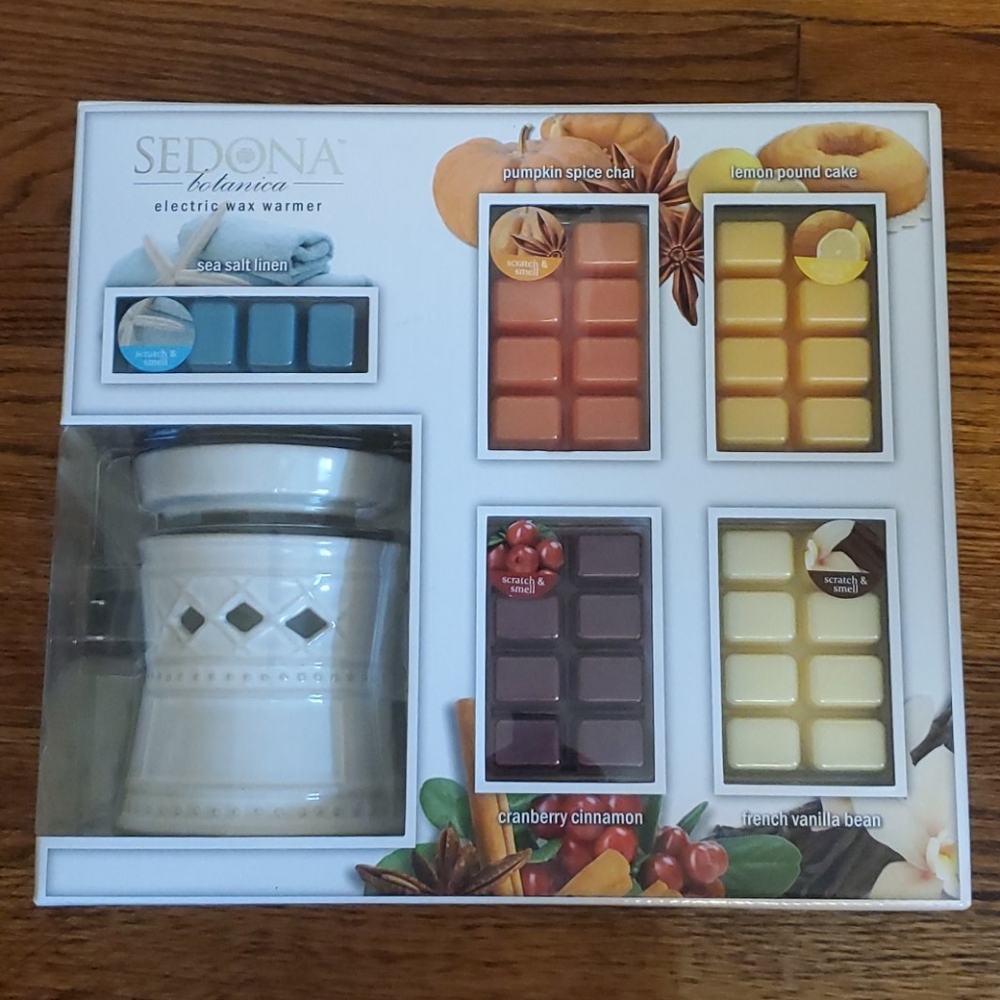 Sedona Electric Wax Warmer & wax, NIB